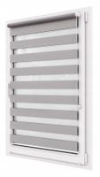 2X Roleta Dzień Noc na wymiar z napinaczem 44x150 cm