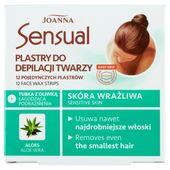 JOANNA DEPIL SENS.Plastry do twarzy Aloes
