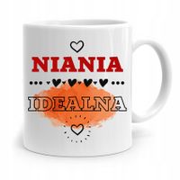 Dla Niani Opiekunki Kubek Niania Idealna Prezent Z Nadrukiem Ze Zdjęciem
