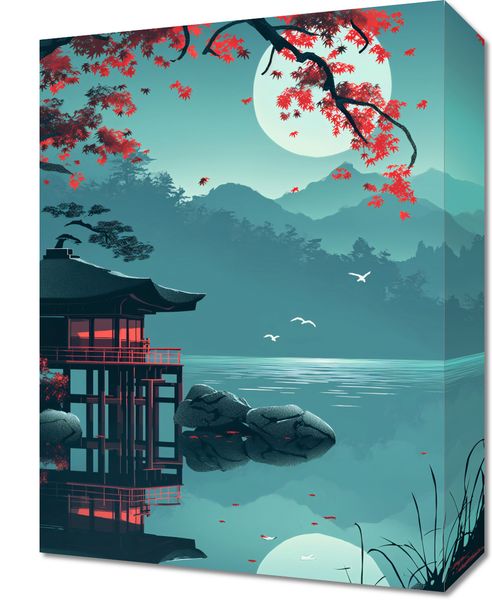 Obraz 30x40cm Japoński Pawilon zdjęcie 1