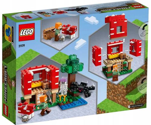 21179 - lego minecraft - dom w grzybie na Arena.pl