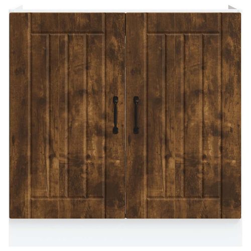 Szafka pod zlewozmywak „Lucca” Dąb wędzony Drewno klejone na Arena.pl