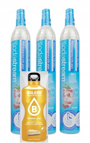Nabicie Wymiana 3 Butli Nabój CO2 SODASTREAM na Arena.pl