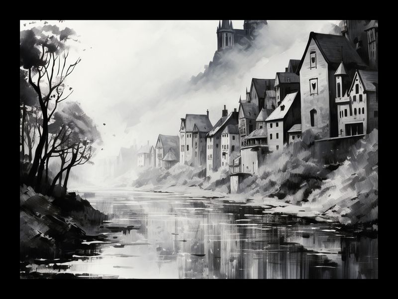 Plakat 18x13cm Mglisty Refleks zdjęcie 2