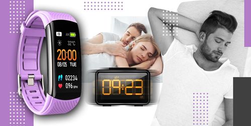 Smartband Giewont Fit&GO Duo GW200-8 - Black + Pasek Touch of Lavender na Arena.pl