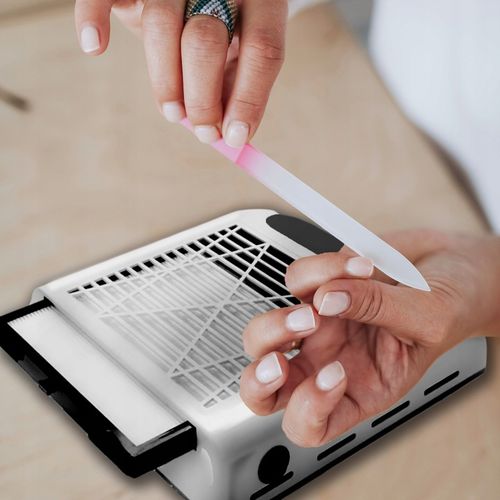 POCHŁANIACZ PYŁU 80W KASETOWY DO PAZNOKCI MANICURE BEZWORKOWY MOCNY + na Arena.pl