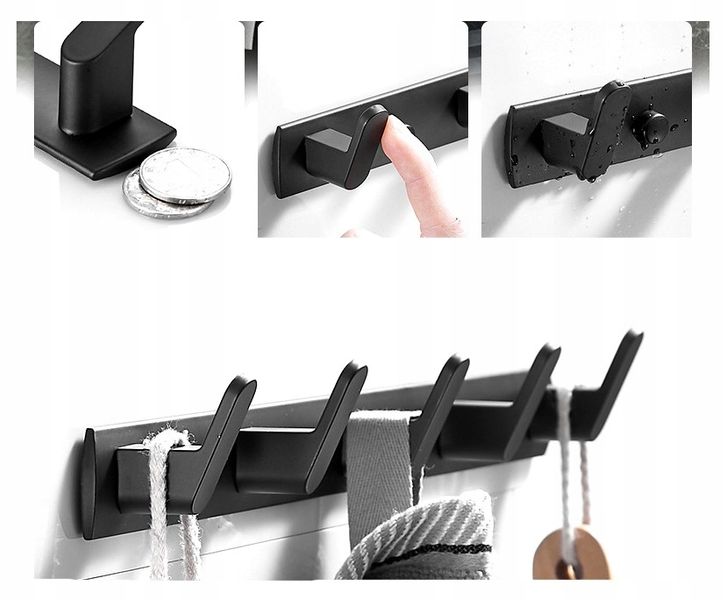 Wieszak na Ubrania Loft Klucze Ścienny Przedpokój zdjęcie 7