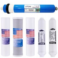 KOMPLET WKŁADÓW OSMOZA DO FILTRÓW RO7 RO6 MEMBRANA