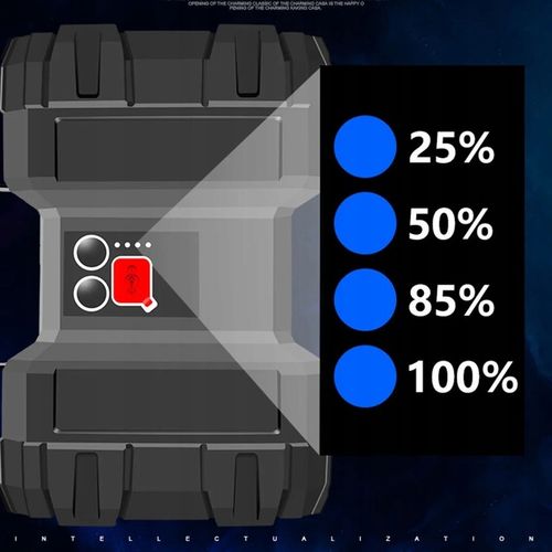 MOCNA LATARKA AKUMULATOROWA LED SZPERACZ CREE na Arena.pl