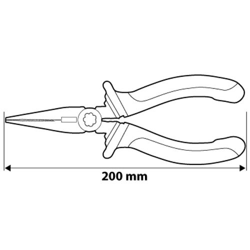 SZCZYPCE WYDŁUŻONE PROSTE 200MM - T N01-014 na Arena.pl