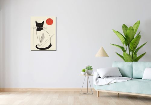 Obraz 50x70cm Czerwony Krąg na Arena.pl