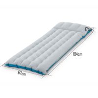 materac dmuchany turystyczny 67 x 184 x 17 cm intex 67997 + pompka 68612