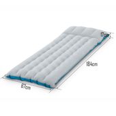 materac dmuchany turystyczny 67 x 184 x 17 cm intex 67997 + pompka 68612