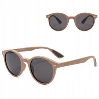 Juniorskie 8-13 lat Okulary przeciwsłoneczne z Polaryzacją UV400 BRĄZ