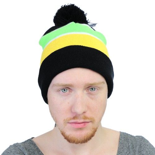 CZAPKA BEANIE PASKI /RASTA/ na Arena.pl