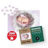 FOTO PUZZLE DREWNIANE z TWOJEGO ZDJĘCIA NA PREZENT 200 ele 45x30 cm