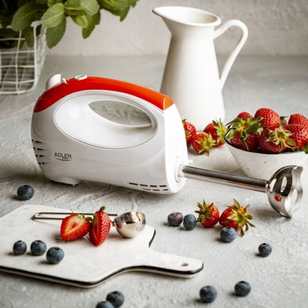 MIKSER RĘCZNY + BLENDER ROBOT KUCHENNY 2 MIESZADŁA 2 TRZEPAKI 300W 5 BIEGÓW zdjęcie 6