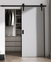 Drzwi przesuwne loft black cały zestaw