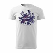 Koszulka do koszykówki basketball koszykówka do kosza męska biała REGULAR S