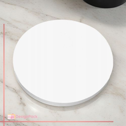 Pudełko na tort 30x30x28cm + Podkład 30 cm styrodurowy biały na Arena.pl