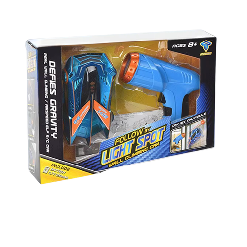 Samochód Jeżdżący Po Ścianach Zdalnie Sterowany RC Pistolet Laser Led na Arena.pl