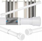 KARNISZ TELESKOPOWY DRĄŻEK ROZPOROWY PRYSZNICOWY BEZINWAZYJNY