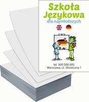 Ulotki A5 reklamowe firmowe 5000szt wiele różnych wzorów SZKOŁA JĘZYKOWA