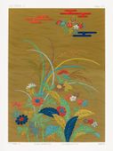 Plakat 75x100cm Kolorowe Kwiaty, G.A. Audsley Vintage do Salonu