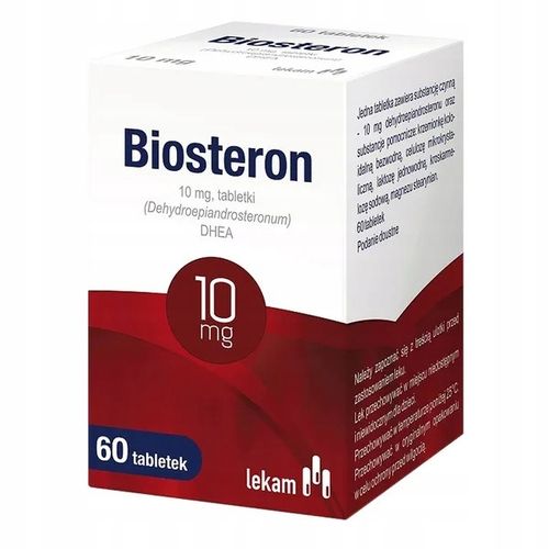 LEK-AM Biosteron 10 mg potencja DHEA 60 tabletek na Arena.pl