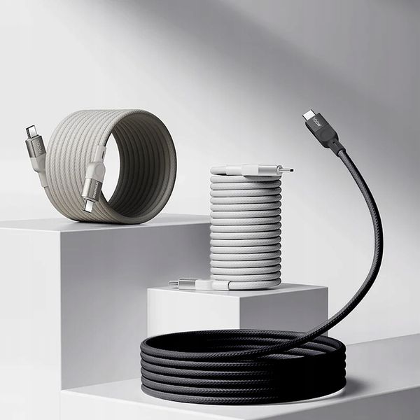 Kabel Momax USB typ C - USB typ C 2 m beżowy zdjęcie 5