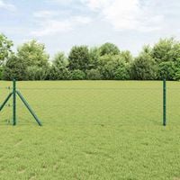 Słupek ogrodzeniowy. Zielony 100 x 0,6 m (mesh 50 mm)