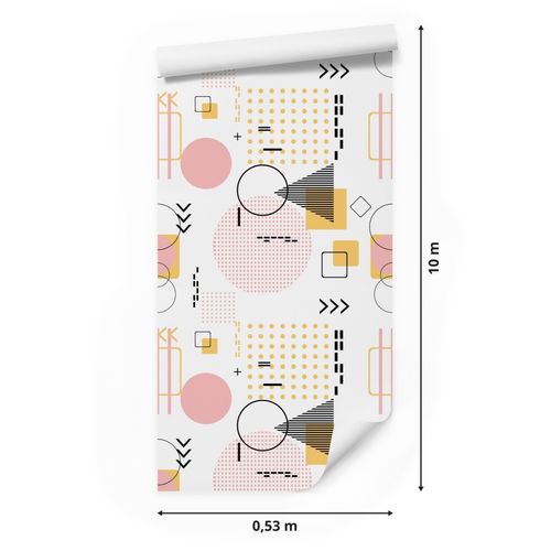 Tapeta Do Sypialni ABSTRAKCJA Wzory Geometryczne na Arena.pl