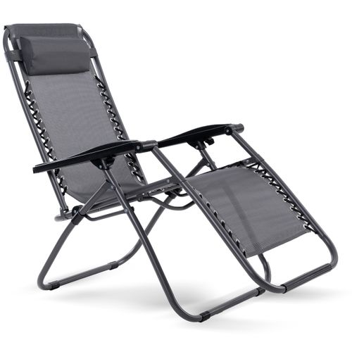 LEŻAK 2szt PLAŻOWY SKŁADANY GRAVITY FOTEL OGRODOWY na Arena.pl