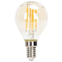 Ściemnialna żarówka LED G45 E14 4W 2200K 400lm filament Aigostar do przytulnego klimatu