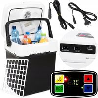 LODÓWKA TURYSTYCZNA 32L SAMOCHODOWA AGREGAT 12-230V FUNKCJA GRZANIA USB LCD