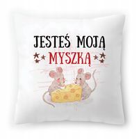 Poduszka Myszki Na Urodziny Na Prezent Z Nadrukiem Ze Zdjęciem