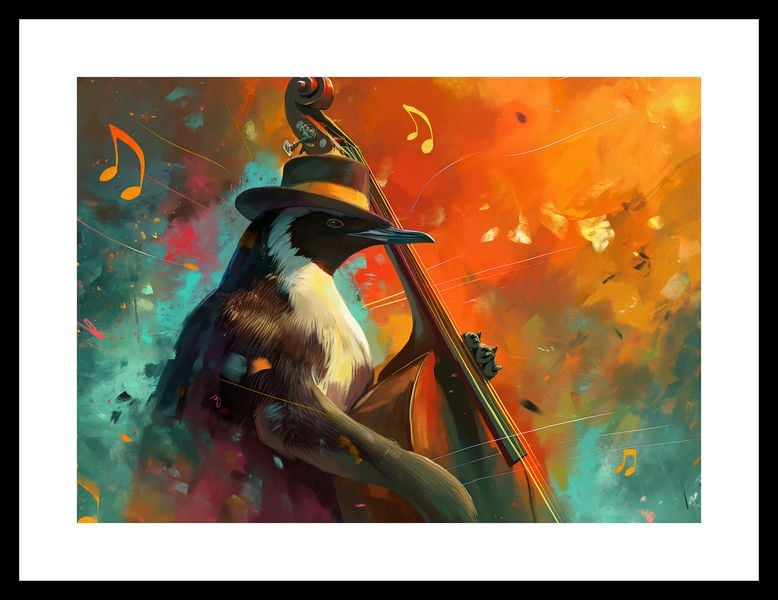 Plakat 35x25cm Pingwinia Nuta zdjęcie 3