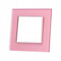 RAMKA SZKLANA POJEDYNCZA - RÓŻOWA LIVOLO