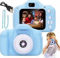 APARAT CYFROWY FOTOGRAFICZNY DLA DZIECI KAMERA LCD EFEKTY GRY RAMKI FILTRY