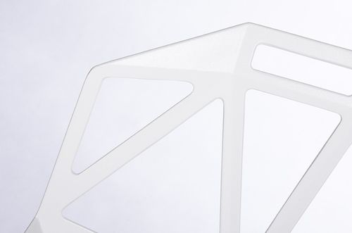 Krzesło split białe - aluminium, nogi białe na Arena.pl