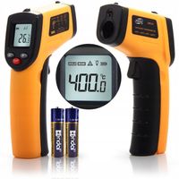 PIROMETR TERMOMETR LASEROWY BEZDOTYKOWY MIERNIK NA PODCZERWIEŃ -50 +400 LCD