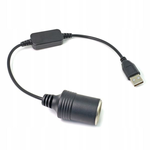 UADAPTER AUTO KONWERTER USB GNIAZDO ZAPALNICZKI zdjęcie 9