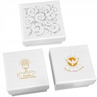 Medalik Matka Boska i łańcuszek pancerka 40 cm Srebrny komplet 925 pamiątka