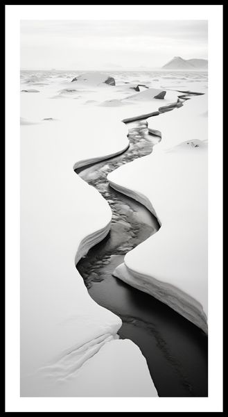 Plakat 50x100cm Szczeliny Mrozu zdjęcie 3