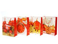 torba prezentowa 12szt. z motywem świątecznym  32 x 26 x 10cm