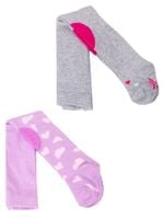 Rajstopy dziewczęce do raczkowania ABS kot i panda 2PAK 86-92 YOCLUB