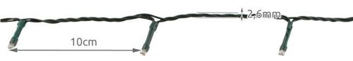 Lampki 40 LED solarne - multicolor na Arena.pl