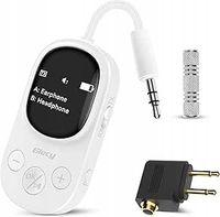 NADAJNIK BLUETOOTH 2W1 BEZPRZEWODOWY AUX 3,5 mm TRANSMITTER GIECY V90
