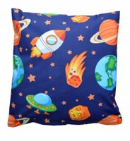 Poszewka poduszka bawełna KOSMOS planety UFO