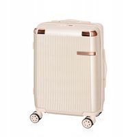 BETLEWSKI Walizka Podróżna duża pojemna na wakacje kółka stylowa rączka